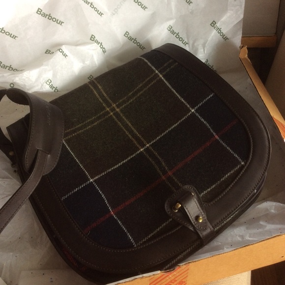 Barbour Tartan crossbody NWOT - Picture 2 of 5
